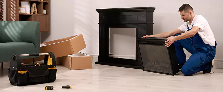 Old Rusted Metal Fireplace Repair And Replacement in New Milford, NJ